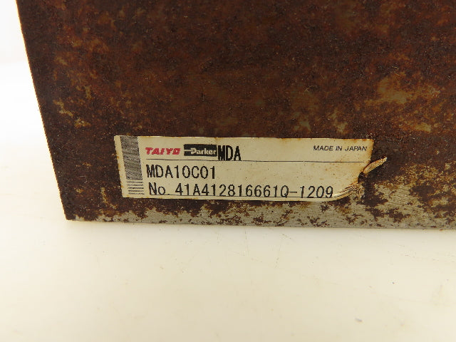 Taiyo Parker MDA10C01 Hydraulic Modular Valve Base 1-Station D03 Manifold