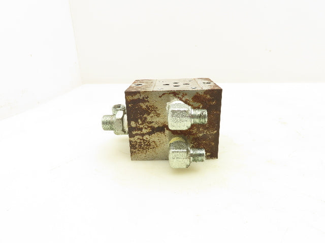 Taiyo Parker MDA10C01 Hydraulic Modular Valve Base 1-Station D03 Manifold