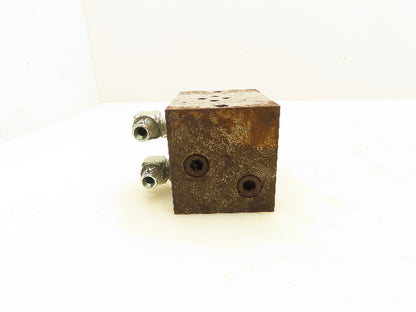 Taiyo Parker MDA10C01 Hydraulic Modular Valve Base 1-Station D03 Manifold