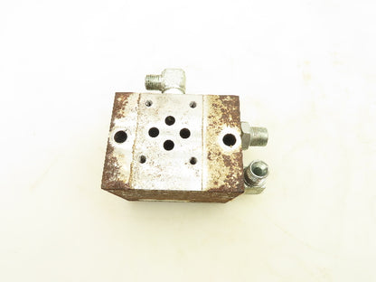 Taiyo Parker MDA10C01 Hydraulic Modular Valve Base 1-Station D03 Manifold