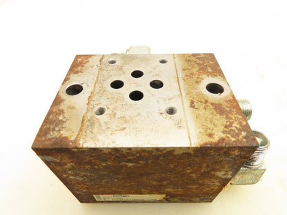 Taiyo Parker MDA10C01 Hydraulic Modular Valve Base 1-Station D03 Manifold