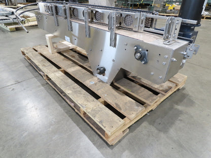Arrowhead 7.5"x 82" Tabletop Double Belt Bottle Sorting Conveyor 460V 3PH