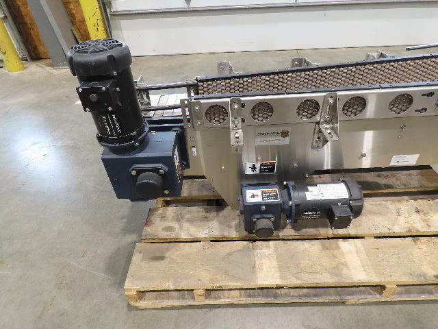 Arrowhead 7.5"x 82" Tabletop Double Belt Bottle Sorting Conveyor 460V 3PH