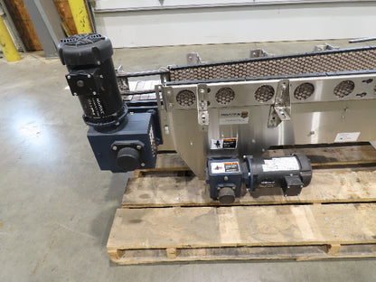 Arrowhead 7.5"x 82" Tabletop Double Belt Bottle Sorting Conveyor 460V 3PH