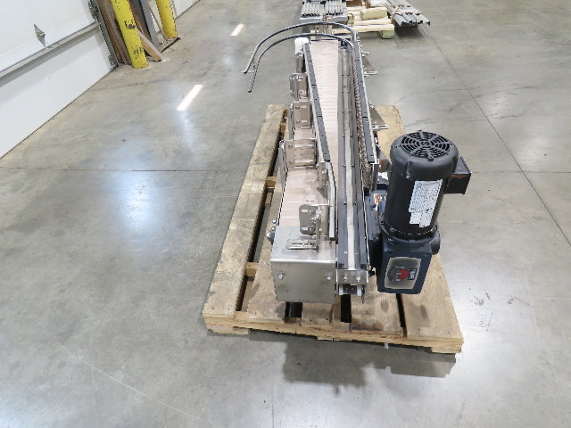 Arrowhead 7.5"x 82" Tabletop Double Belt Bottle Sorting Conveyor 460V 3PH
