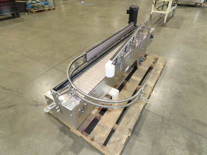 Arrowhead 7.5"x 82" Tabletop Double Belt Bottle Sorting Conveyor 460V 3PH