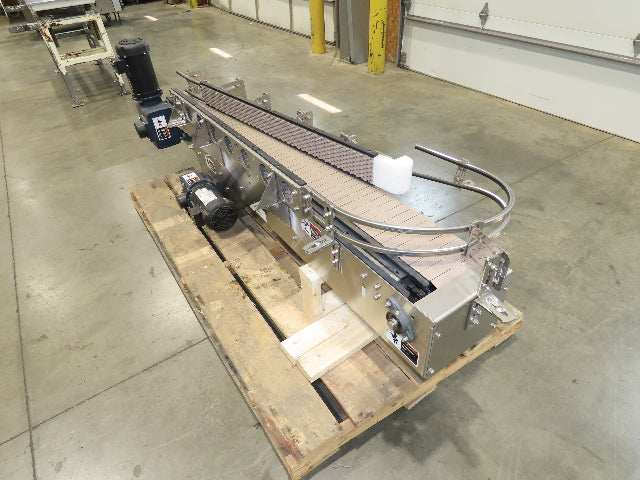 Arrowhead 7.5"x 82" Tabletop Double Belt Bottle Sorting Conveyor 460V 3PH