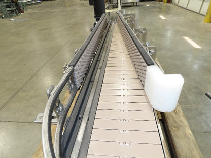 Arrowhead 7.5"x 82" Tabletop Double Belt Bottle Sorting Conveyor 460V 3PH