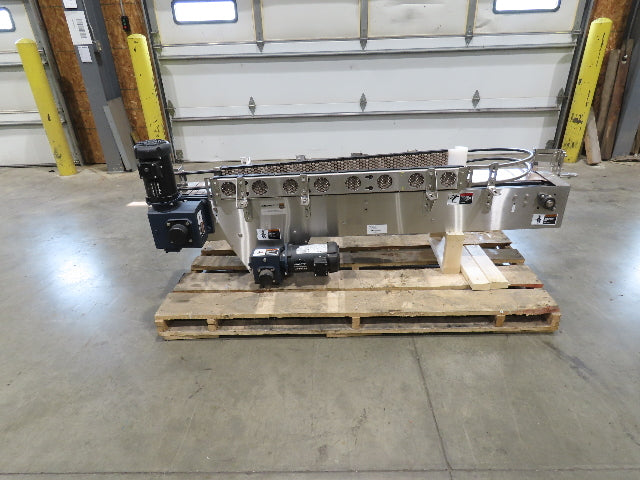 Arrowhead 7.5"x 82" Tabletop Double Belt Bottle Sorting Conveyor 460V 3PH