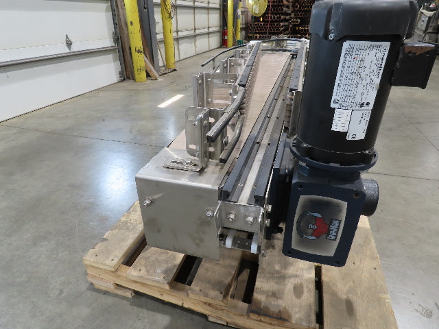 Arrowhead 7.5"x 82" Tabletop Double Belt Bottle Sorting Conveyor 460V 3PH
