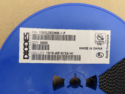 Diodes Incorporated MMSZ5236B-7-F Single Zener Diodes 500Mw 7.5V ± 5% 3000 Pcs