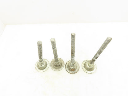 Adjustable Machine Leveling Feet 7" M16-2.0 Thread Set of 4