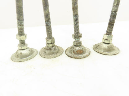 Adjustable Machine Leveling Feet 7" M16-2.0 Thread Set of 4