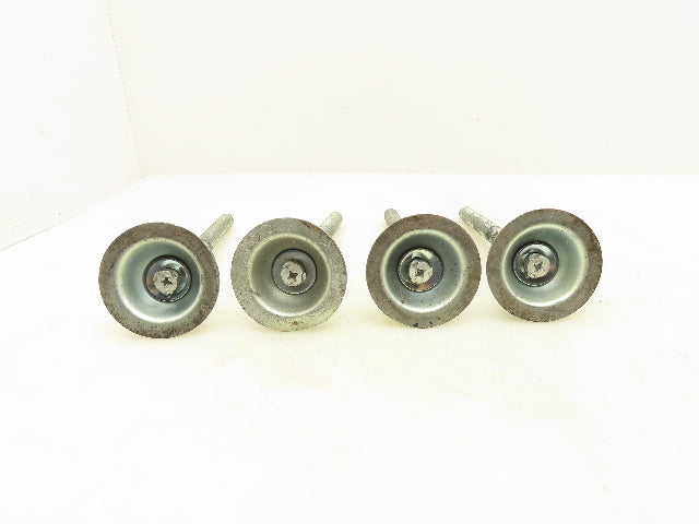Adjustable Machine Leveling Feet 7" M16-2.0 Thread Set of 4