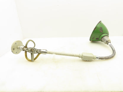 Vintage Industrial Machine Light 120V Work Lamp 36" Flex Arm