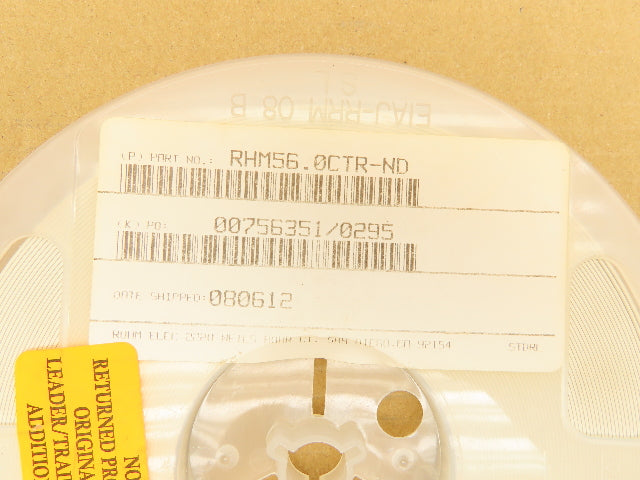 Rohm MCR10EZHF56R0 Chip Resistor Tape And Reel 56 Ohms ± 1% 1/8W 5000 Pcs