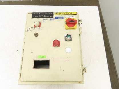 Hoffman 16x20x10" Steel Electrical Enclosure 30A Fusible Rotary Disconnect