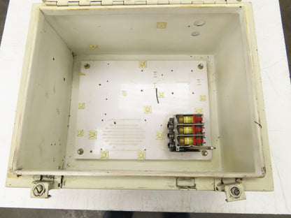 Hoffman 16x20x10" Steel Electrical Enclosure 30A Fusible Rotary Disconnect