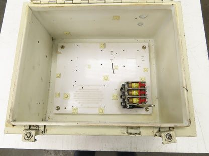 Hoffman 16x20x10" Steel Electrical Enclosure 30A Fusible Rotary Disconnect