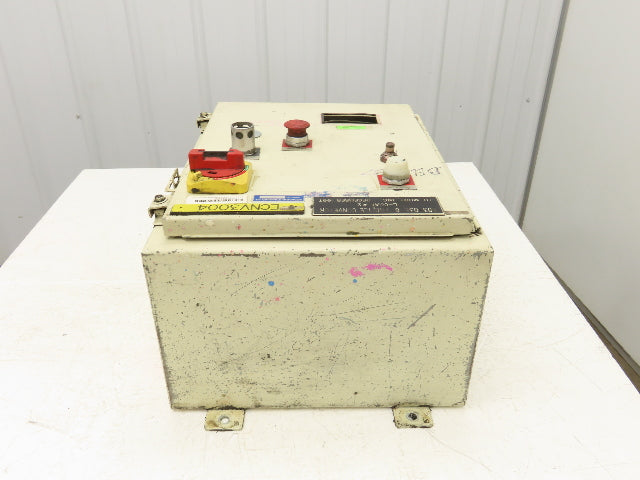 Hoffman 16x20x10" Steel Electrical Enclosure 30A Fusible Rotary Disconnect