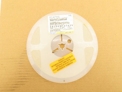 Panasonic ERJ-6ENF3742V Chip Resistor Tape And Reel 37.4 kOhms ± 1% 5000 Pcs