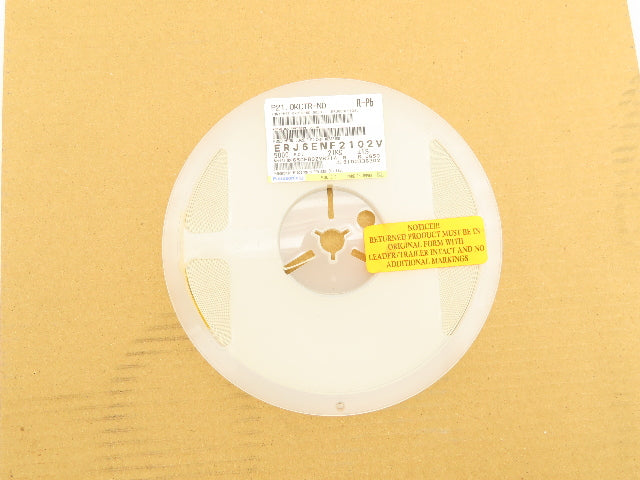 Panasonic ERJ6ENF2102V Chip Resistor Tape And Reel 21 kOhms ± 1% 1/8W 5000 Pcs