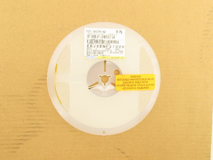 Panasonic ERJ6ENF2102V Chip Resistor Tape And Reel 21 kOhms ± 1% 1/8W 5000 Pcs