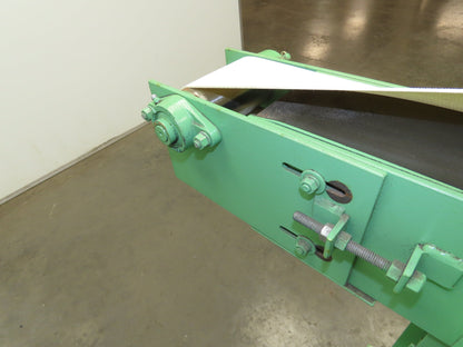 4"x 76" Small Belt Conveyor on Casters 230fpm High Speed Belt Drive 460V 3PH