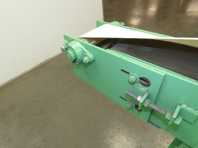 4"x 76" Small Belt Conveyor on Casters 230fpm High Speed Belt Drive 460V 3PH