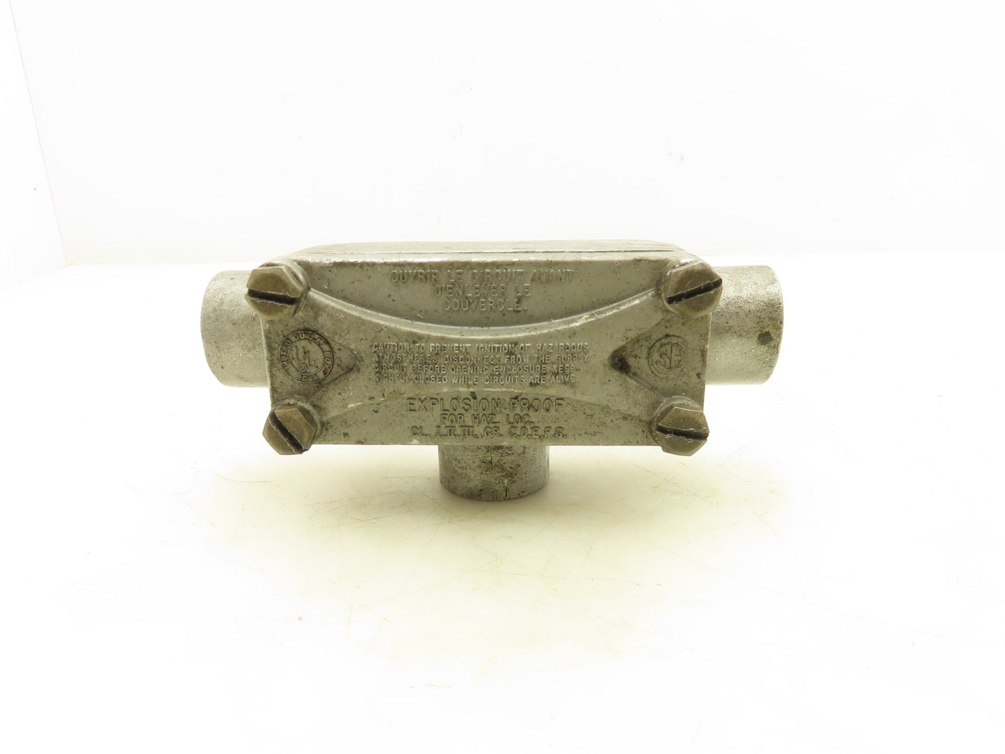 Killark XT-2 T-Type Aluminum Explosion Proof Conduit Body 3/4" NPT