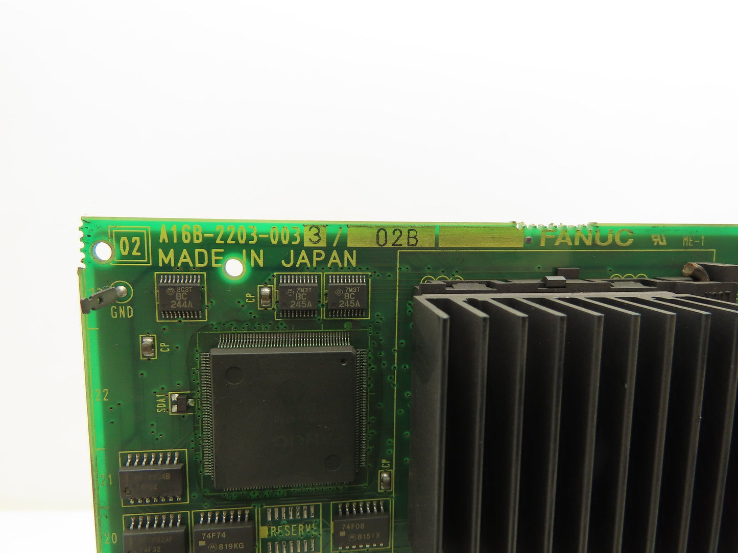 Fanuc A16B-2203-0033/02B CPU Alarm Module Circuit Board