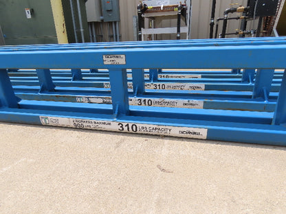 Gorbel 900Lb Tether Track Ceiling Mount Double Rail 2-Person Fall Protection 52'