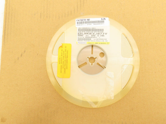 Panasonic ERJ8GEYJ471V Chip Resistor Tape And Reel 470 Ohms ± 5% 5000 Pcs