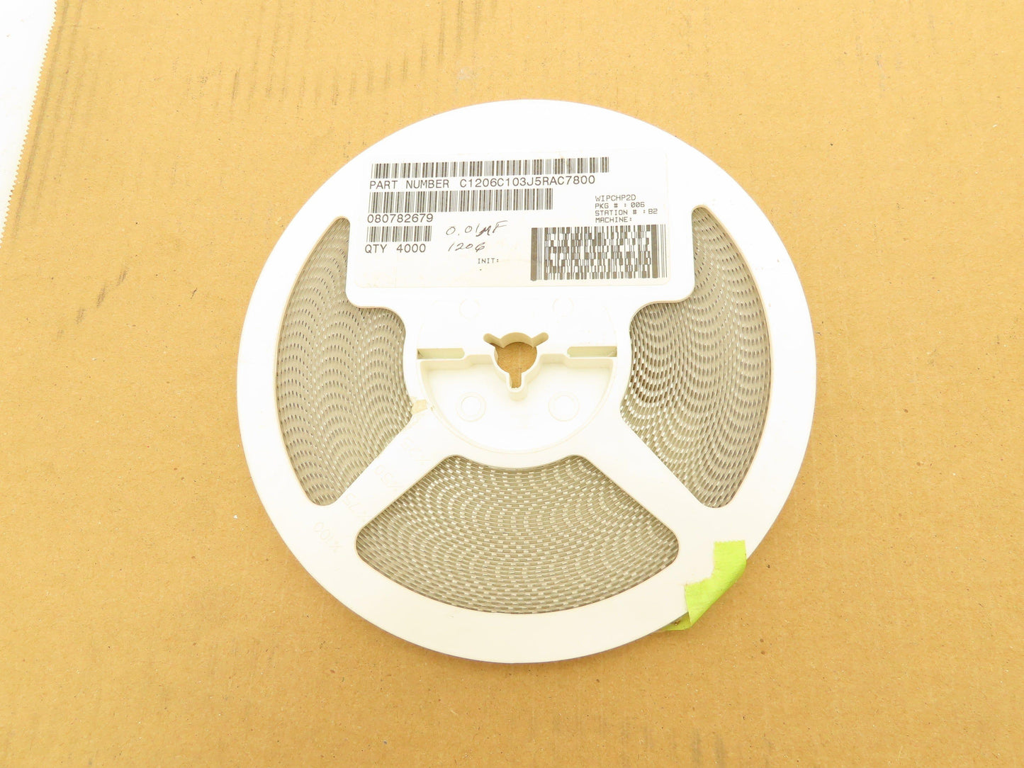 Kemet C1206C103J5RAC7800 Ceramic Capacitors 10000 Pf 50V ± 5 4000 Pcs