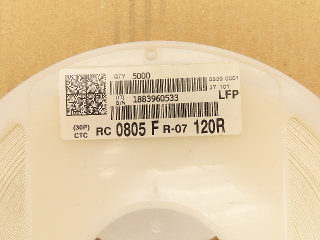 Yageo RC0805FR-07120RL Chip Resistor Tape And Reel 120 Ohms ± 1% 5000 Pieces