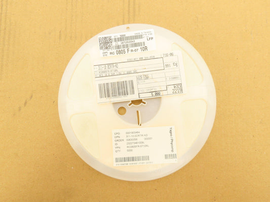 Yageo RC0805FR-0710RL Chip Resistor Tape And Reel 10 Ohms ± 1% 5000 Pieces