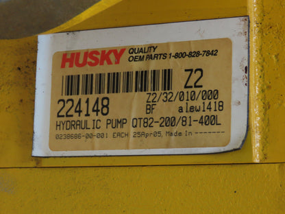 Bucher QT82-200/81-400L253-4 Hydraulic Double Pump 76/154 GPM 913/2610 PSI