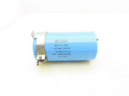 Mallory CGS602T250X5L Aluminum Electrolytic Capacitor 250VDC 6000 MFD
