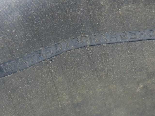 5" Water Discharge Hose Layflat EPDM 4-Ply Black Rubber 200psi 24'