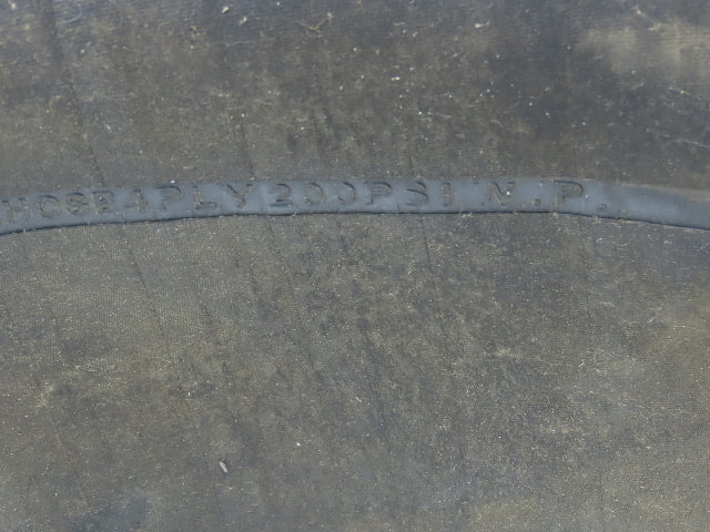 5" Water Discharge Hose Layflat EPDM 4-Ply Black Rubber 200psi 24'