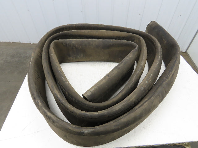 5" Water Discharge Hose Layflat EPDM 4-Ply Black Rubber 200psi 24'