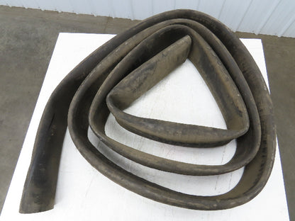 5" Water Discharge Hose Layflat EPDM 4-Ply Black Rubber 200psi 24'