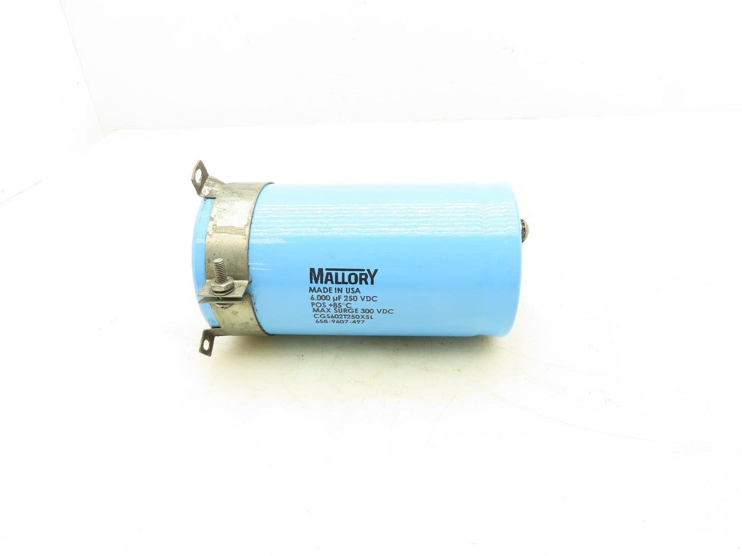 Mallory CGS602T250X5L Aluminum Electrolytic Capacitor 250VDC 6000 MFD