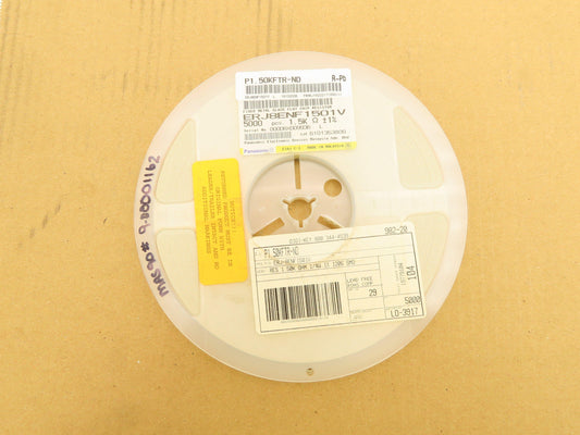 Panasonic ERJ8ENF1501V Chip Resistor Tape And Reel 1.5 kOhms ± 1% 1/4W 5000 Pcs