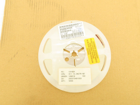 Philips 311-10.OKCTR-ND Chip Resistor Tape And Reel 10 kOhms ± 1% 1/8W 5000 Pcs
