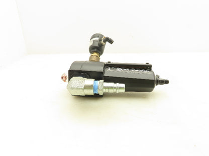 Burkert Excelon 2000 A 9/16 PTFE BZ Pneumatic 2/2 Angle Seat Valve Lubricator