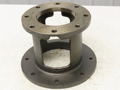 NEMA 364TYZ Pump Motor C-Face Adapter Steel Bell Housing 8/4-Bolt SAE-D