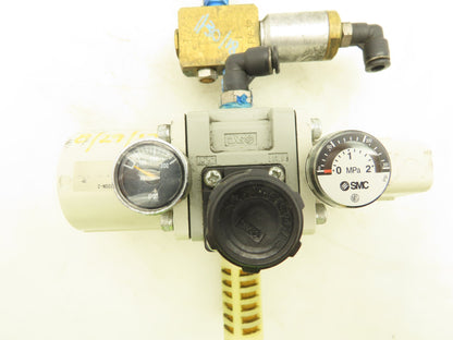 SMC VBA11A-T02GN-Z Pneumatic Booster Regulator Spool Valve 1/4" NPT