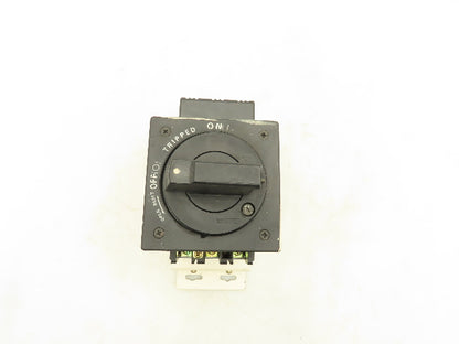 Mitsubishi Electric NV50-CP Circuit Breaker Rotary Disconnect Switch 3 Pole 50A
