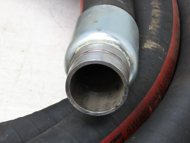 Parker SW409  2"x 49' Sand Recovery Vacuum Suction Rubber Hose Red Stripe 200psi